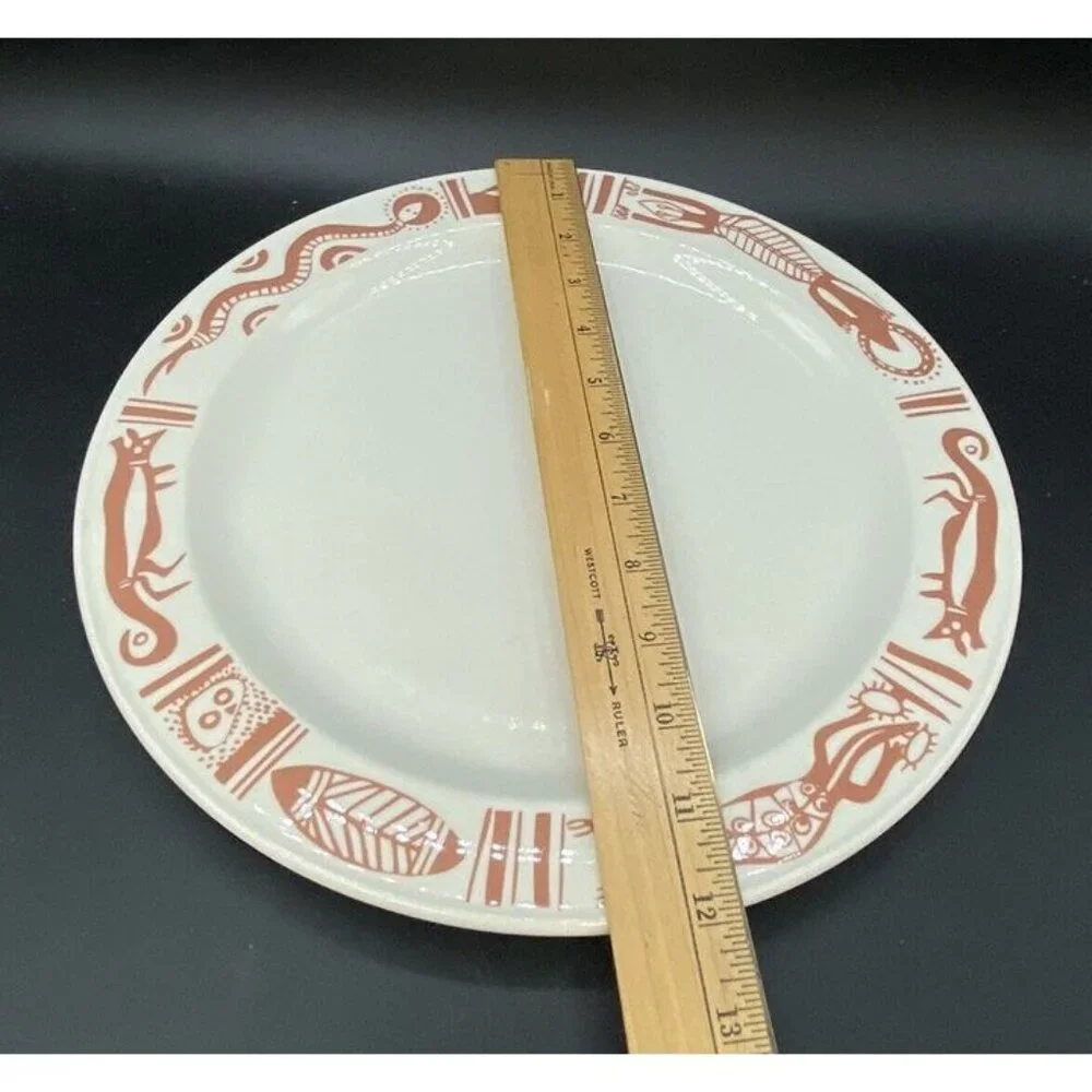 Mayer China Syracuse 12” Dinner Plate Charger Polynesian 1994 Tiki Snake